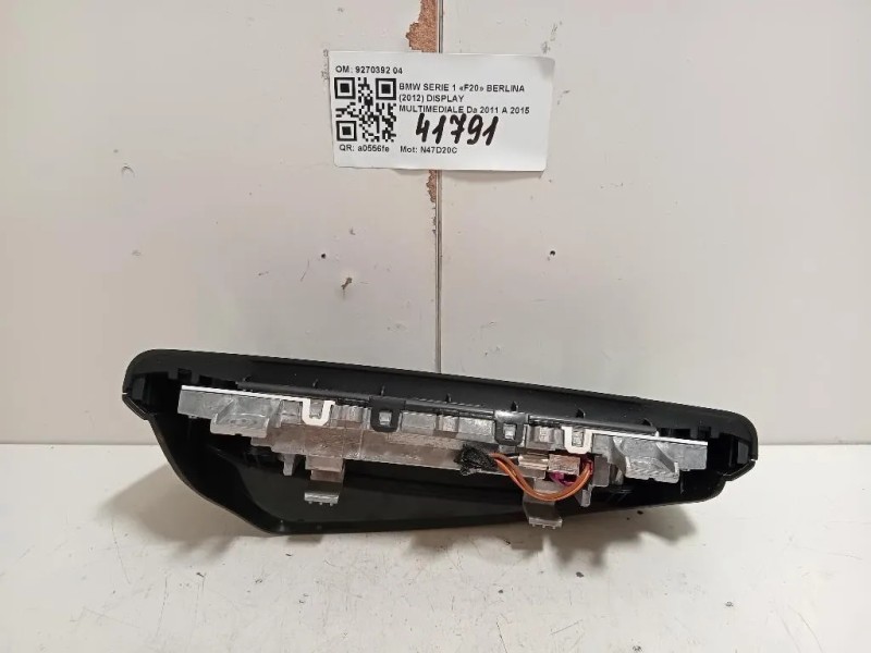 Display Multimediale 9270392 04 Bmw Serie 1 F20 Berlina 2012