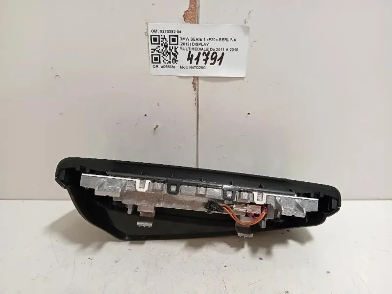 Display Multimediale 9270392 04 Bmw Serie 1 F20 Berlina 2012
