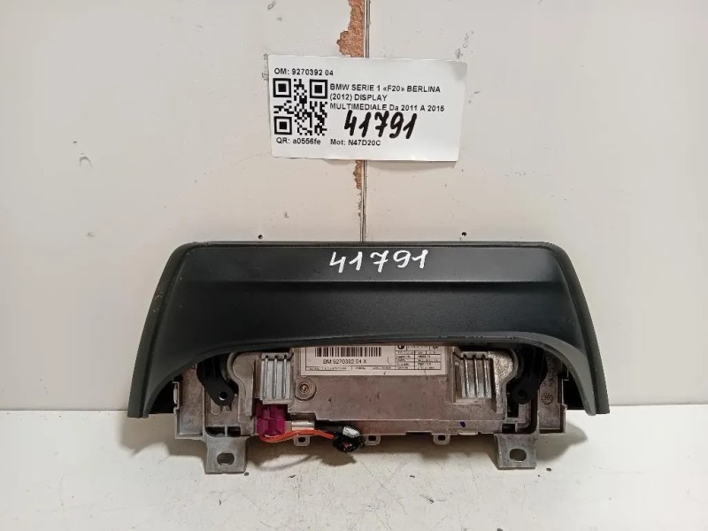 Display Multimediale 9270392 04 Bmw Serie 1 F20 Berlina 2012