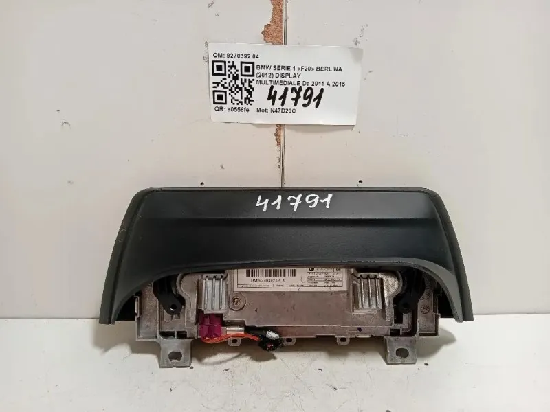 Display Multimediale 9270392 04 Bmw Serie 1 F20 Berlina 2012