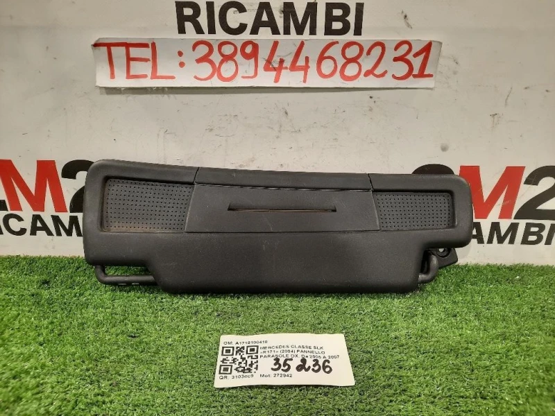 Pannello Parasole DX A1718100410 Mercedes Classe SLK R171 2004