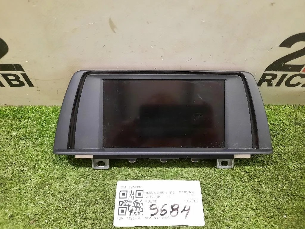 Display Multimediale 9270392 Bmw Serie 1 F20 Berlina 2012