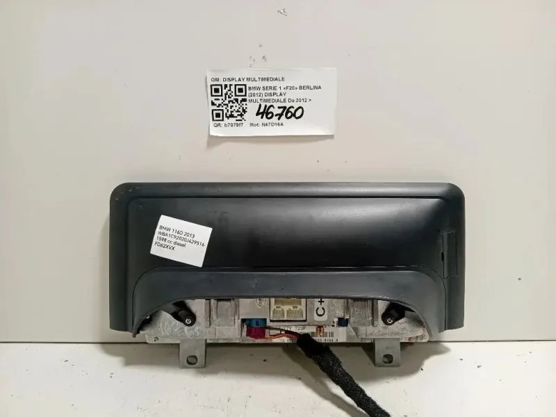 Display Multimediale DISPLAY MULTIMEDIALE Bmw Serie 1 F20 Berlina 2012