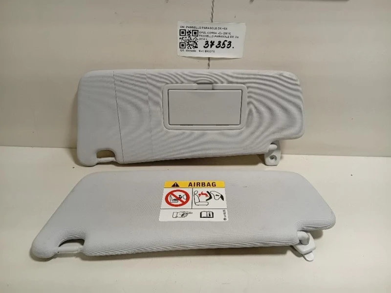 Pannello Parasole DX PANNELLO PARASOLE DX+SX Opel Corsa E 2014
