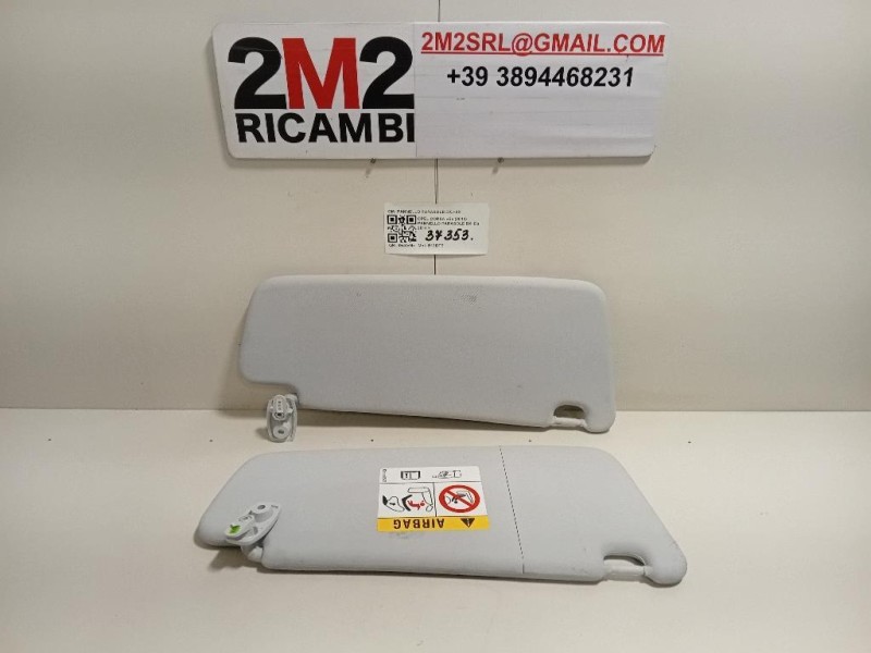 Pannello Parasole DX PANNELLO PARASOLE DX+SX Opel Corsa E 2014