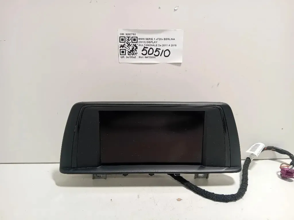 Display Multimediale 9262752 Bmw Serie 1 F20 Berlina 2012