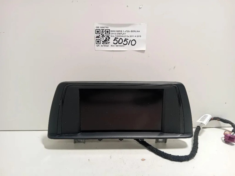 Display Multimediale 9262752 Bmw Serie 1 F20 Berlina 2012