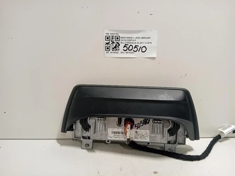 Display Multimediale 9262752 Bmw Serie 1 F20 Berlina 2012