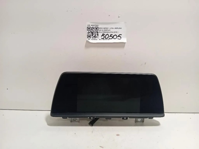 Display Multimediale 932212207 Bmw Serie 1 F20 Berlina 2012