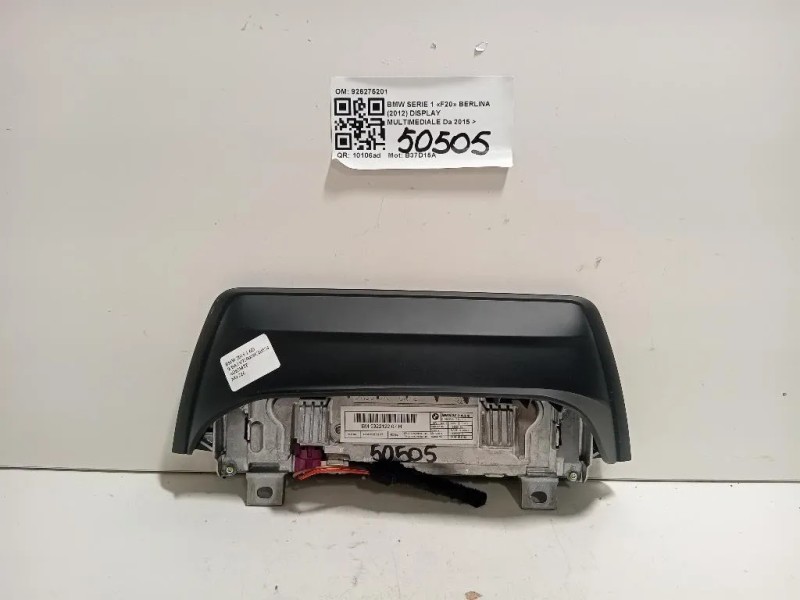 Display Multimediale 932212207 Bmw Serie 1 F20 Berlina 2012