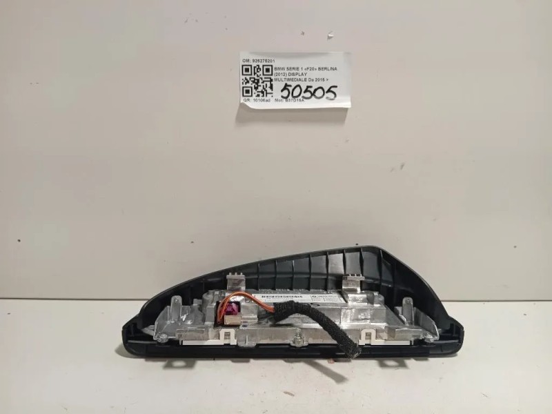 Display Multimediale 932212207 Bmw Serie 1 F20 Berlina 2012