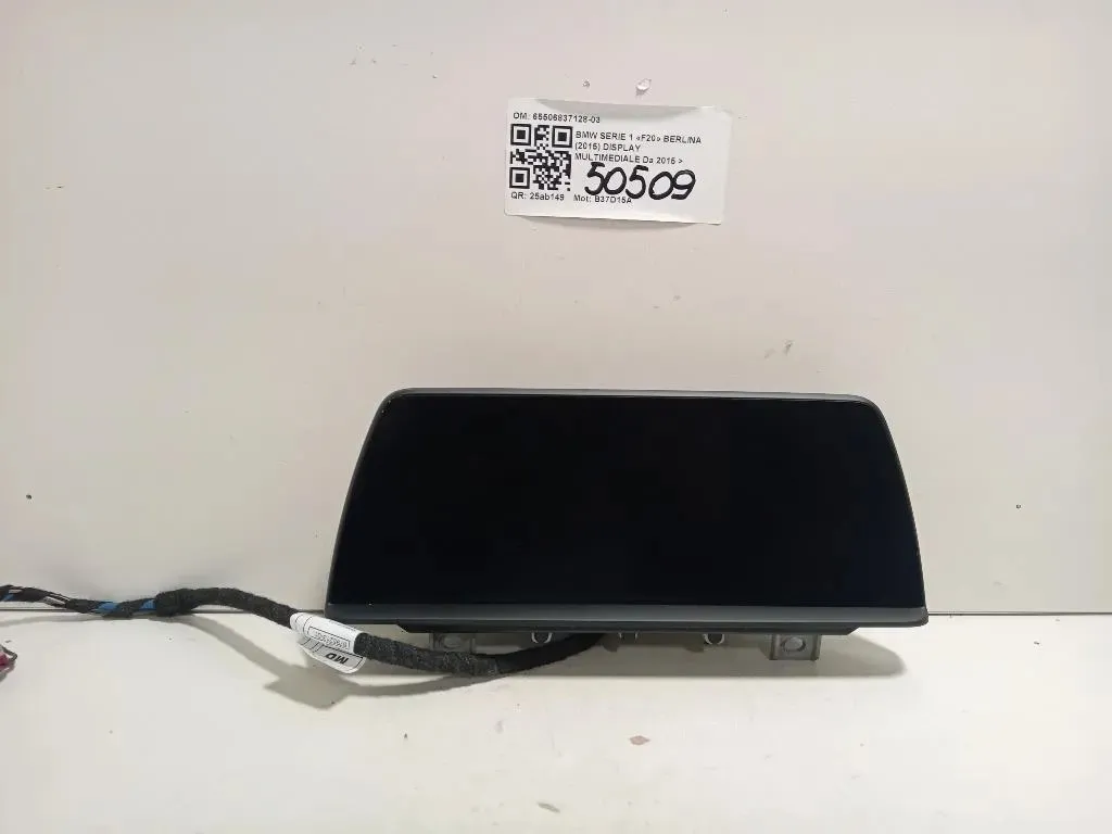 Display Multimediale 65506837128-03 Bmw Serie 1 F20 Berlina 2015