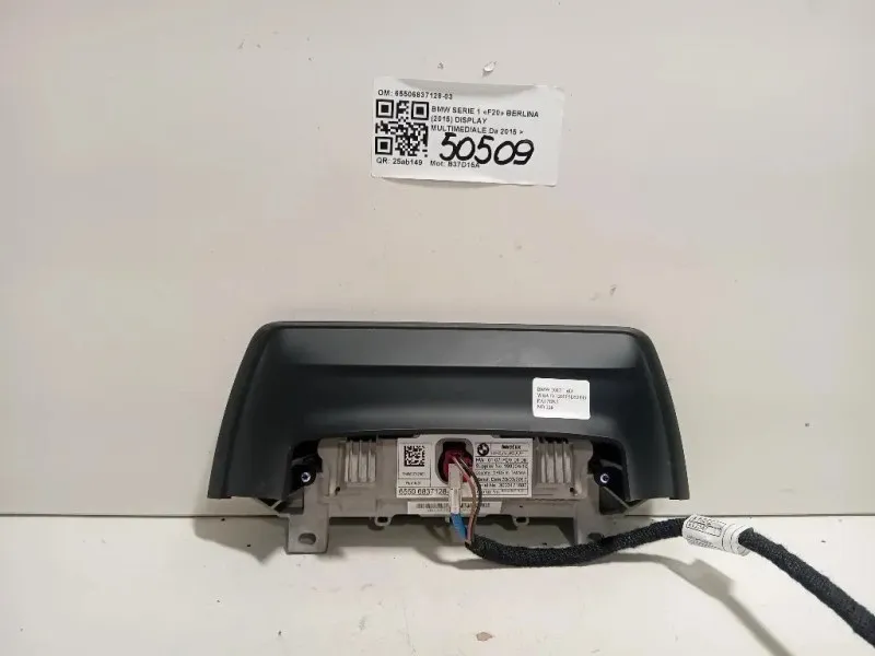 Display Multimediale 65506837128-03 Bmw Serie 1 F20 Berlina 2015