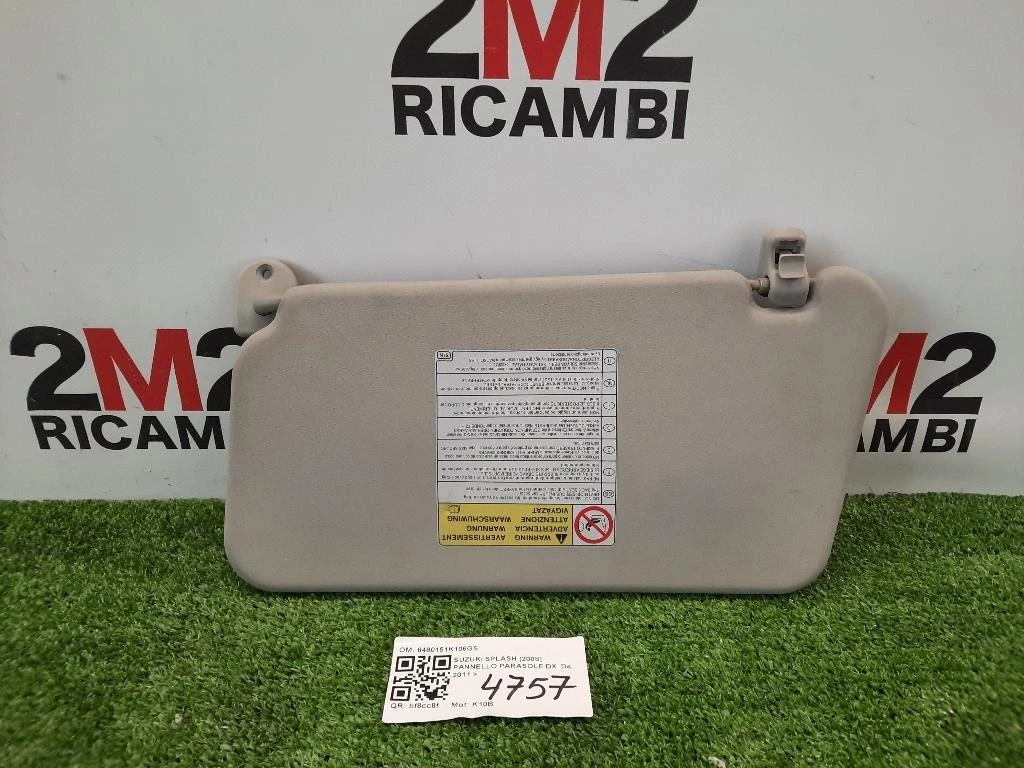 Pannello Parasole DX 8480151K106GS Suzuki Splash 2008