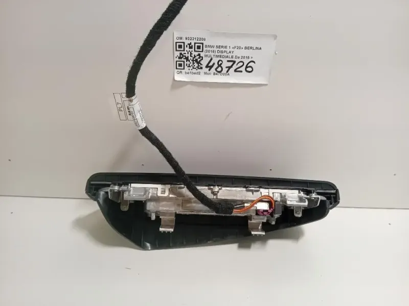 Display Multimediale 932212208 Bmw Serie 1 F20 Berlina 2015
