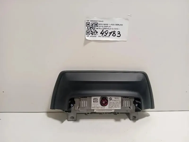Display Multimediale 65506837128-03 Bmw Serie 1 F20 Berlina 2015