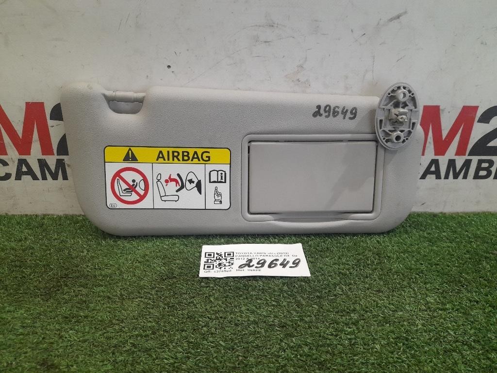 Pannello Parasole DX 743100D671B0 Toyota Yaris IV 2012