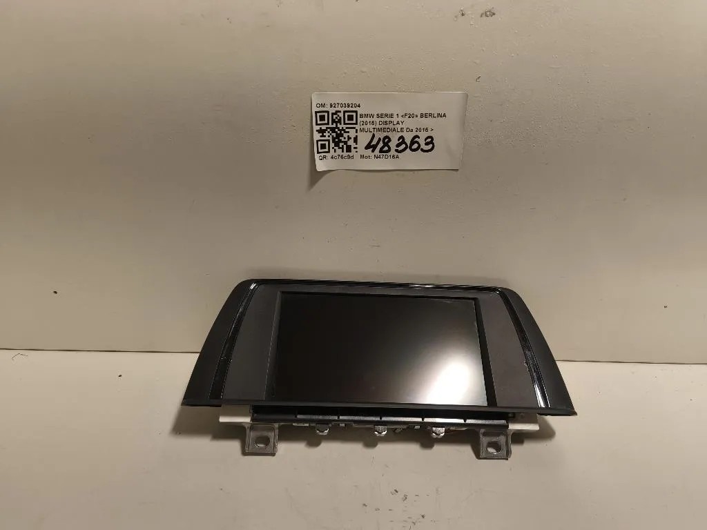 Display Multimediale 927039204 Bmw Serie 1 F20 Berlina 2015