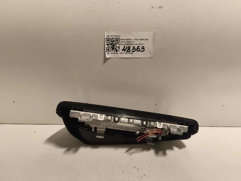 Display Multimediale 927039204 Bmw Serie 1 F20 Berlina 2015