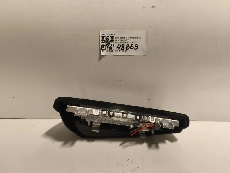 Display Multimediale 927039204 Bmw Serie 1 F20 Berlina 2015