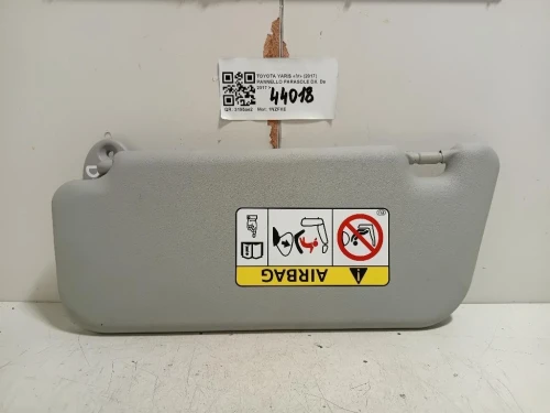 Pannello Parasole DX Toyota Yaris IV 2017