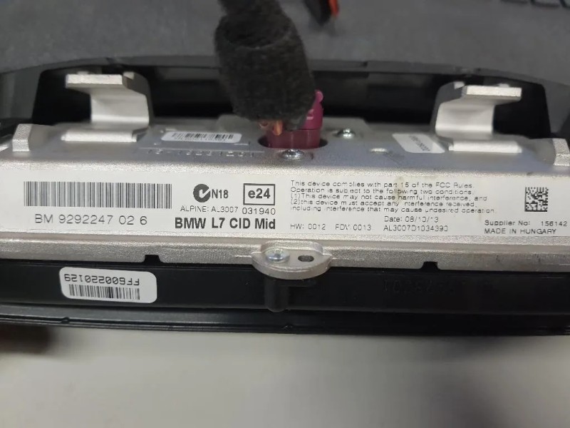 Display Multimediale 9292247 Bmw Serie 3 F30 Berlina 2012