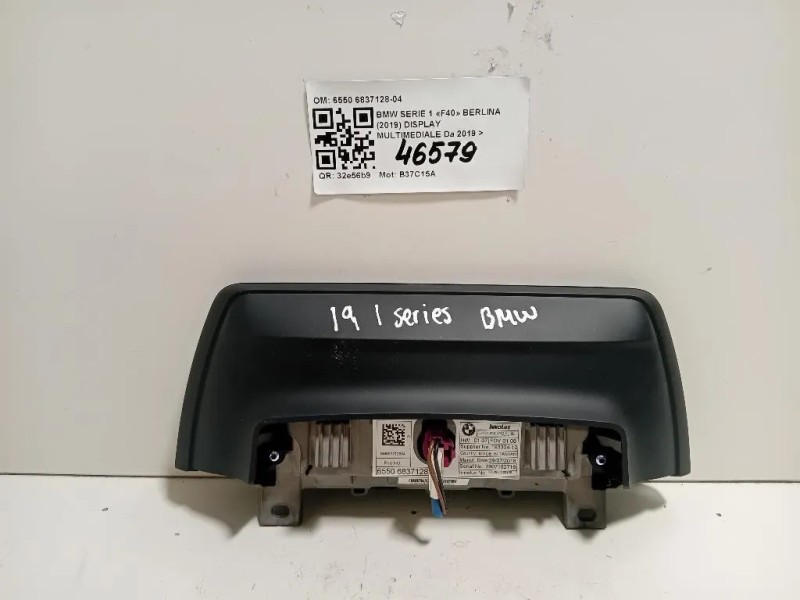 Display Multimediale 6550 6837128-04 Bmw Serie 3 F30 Berlina 2015