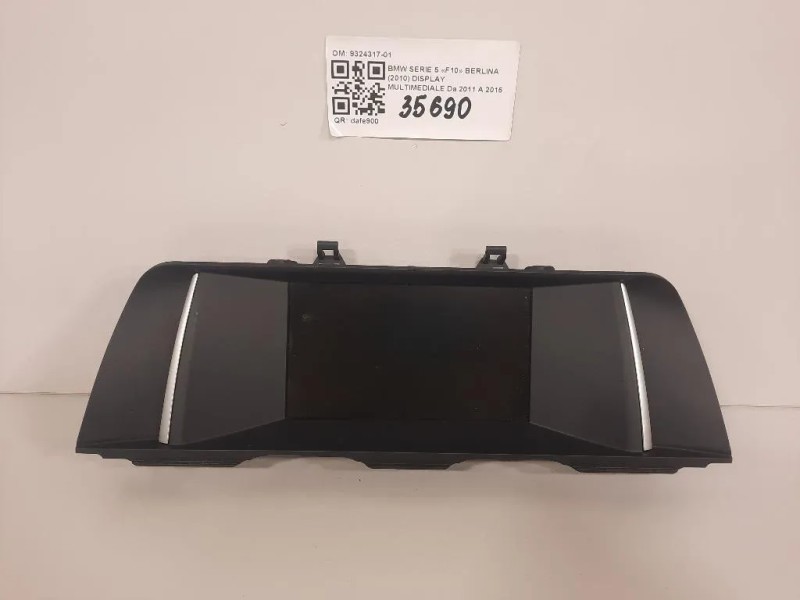 Display Multimediale 9324317-01 Bmw Serie 5 F10 Berlina 2010