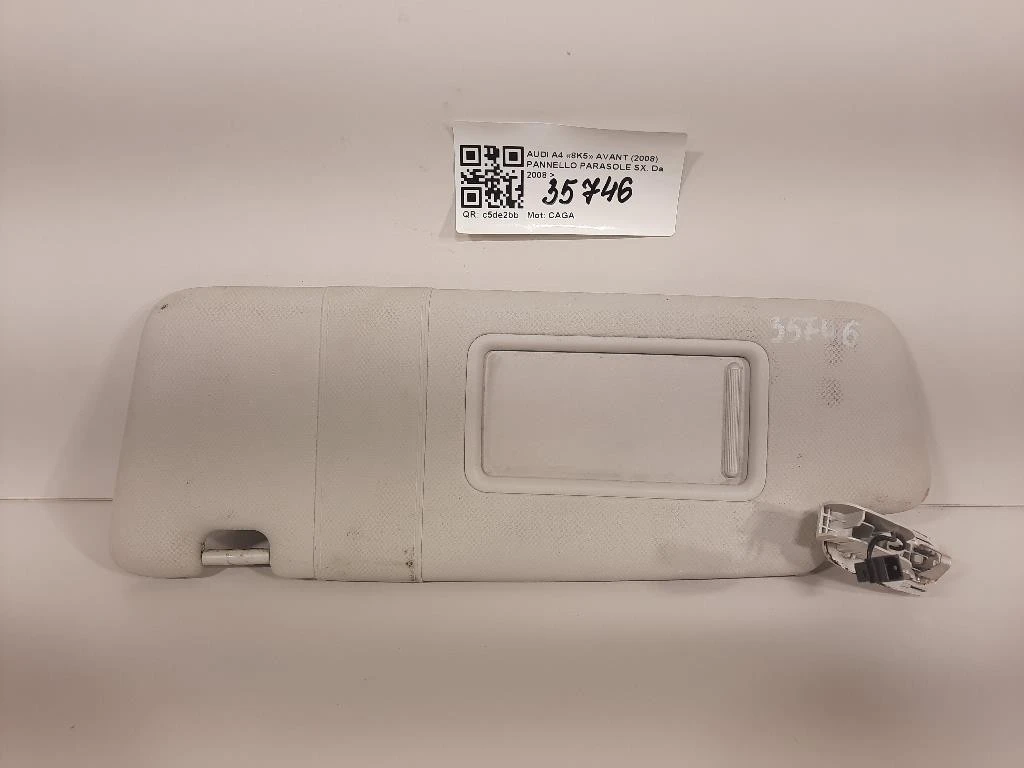 Pannello Parasole SX 8K0857551AH7C0 Audi A4 8K5 Avant 2008