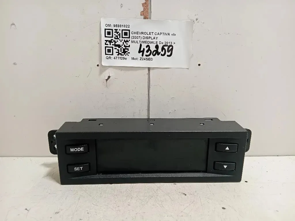 Display Multimediale 95981822 Chevrolet Captiva I 2007