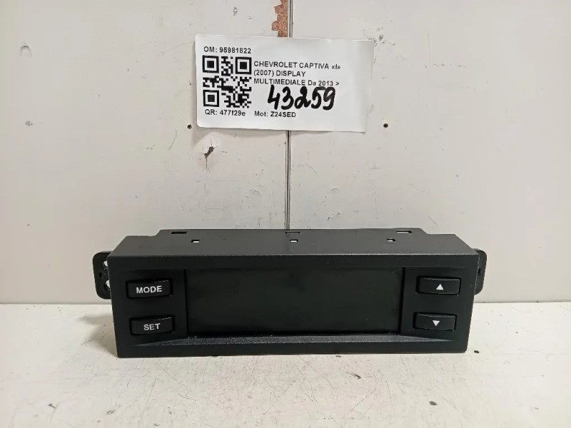Display Multimediale 95981822 Chevrolet Captiva I 2007