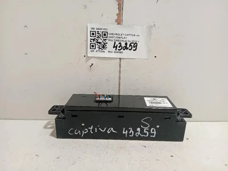 Display Multimediale 95981822 Chevrolet Captiva I 2007