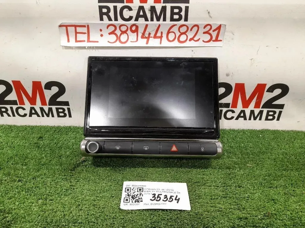 Display Multimediale 9828476980 Citroen C3 III 2016