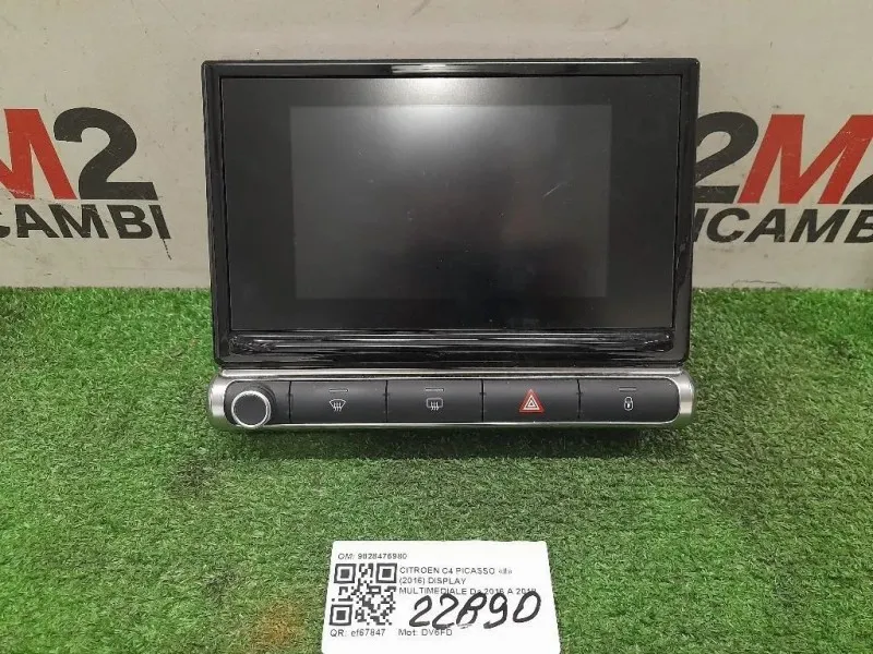 Display Multimediale 9828476980 Citroen C4 Grand Picasso II 2016