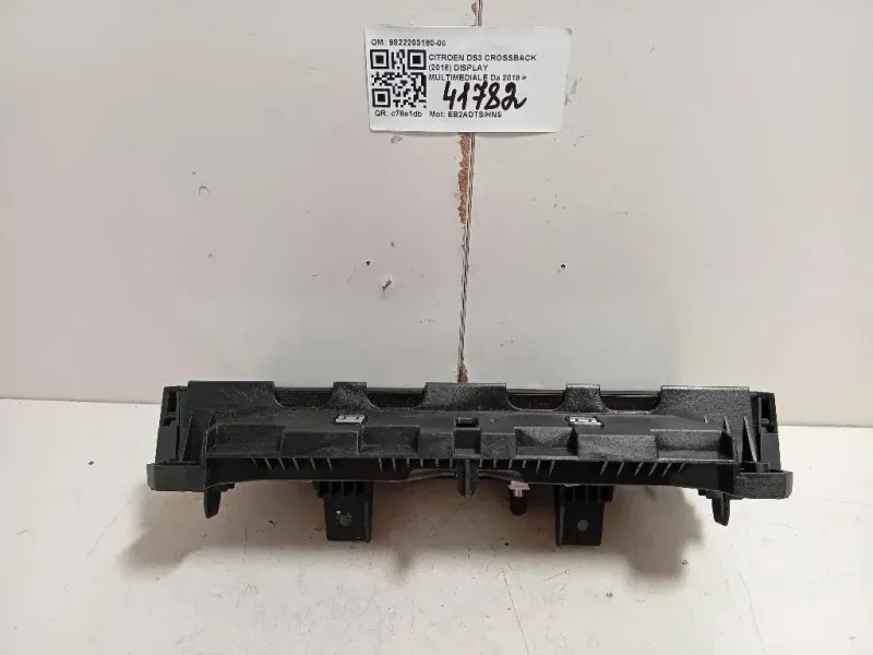 Display Multimediale 9822203180-00 Citroen DS3 Crossback 2018