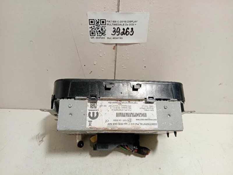Display Multimediale  Fiat 500 C 2015