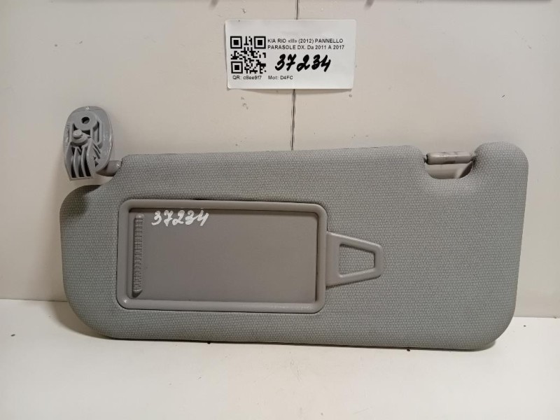 Pannello Parasole SX Kia RIO III 2012