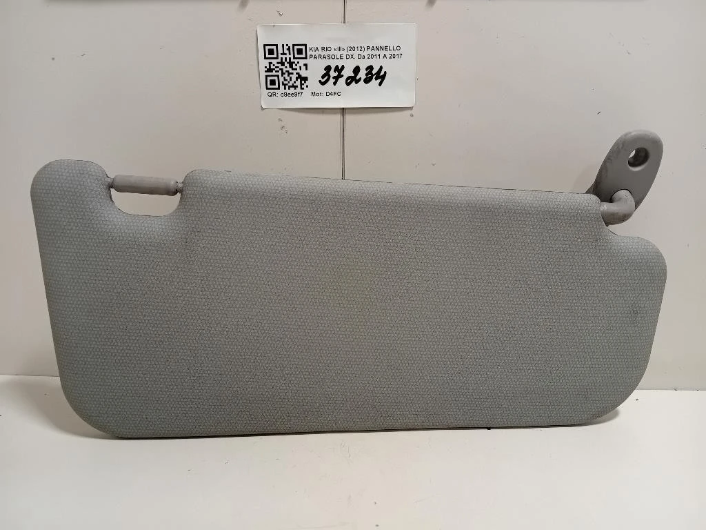 Pannello Parasole SX Kia RIO III 2012