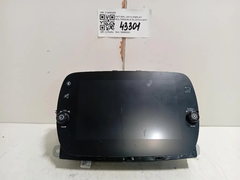 Display Multimediale 214080465 Fiat 500L 2013