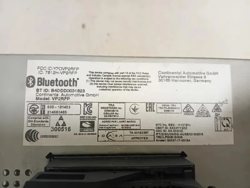 Display Multimediale 214080465 Fiat 500L 2013