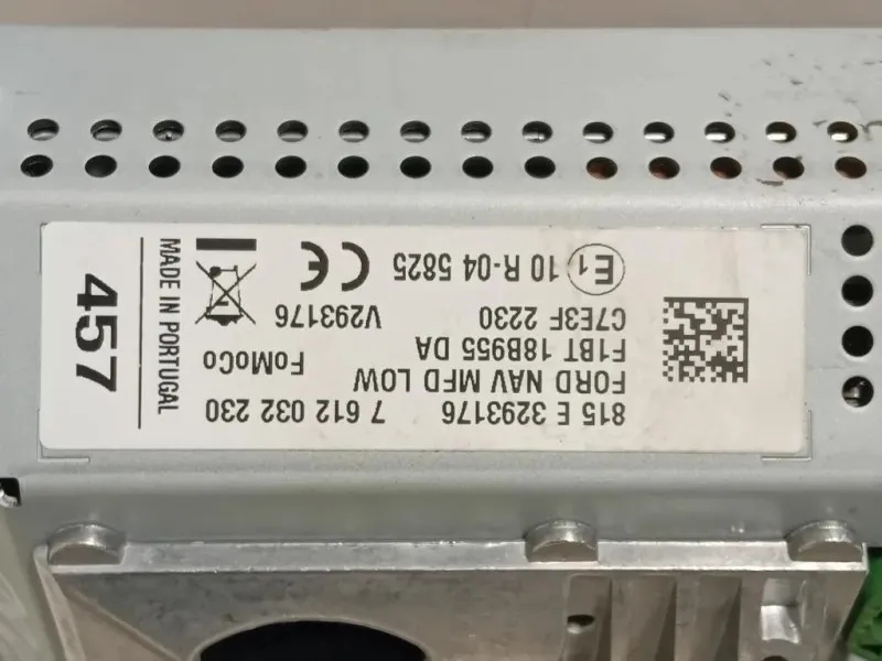 Display Multimediale F1BT-18B955-DC Ford Fiesta VI 2008