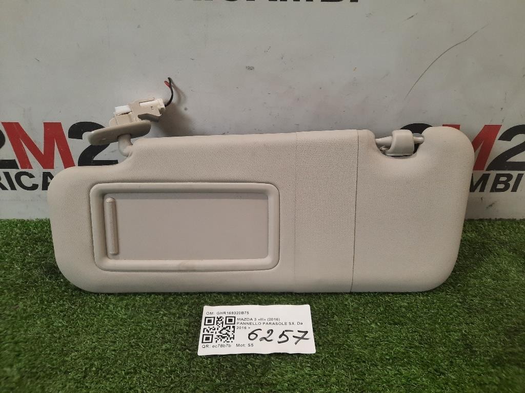 Pannello Parasole SX GHR169320B75 Mazda 3 III 2016