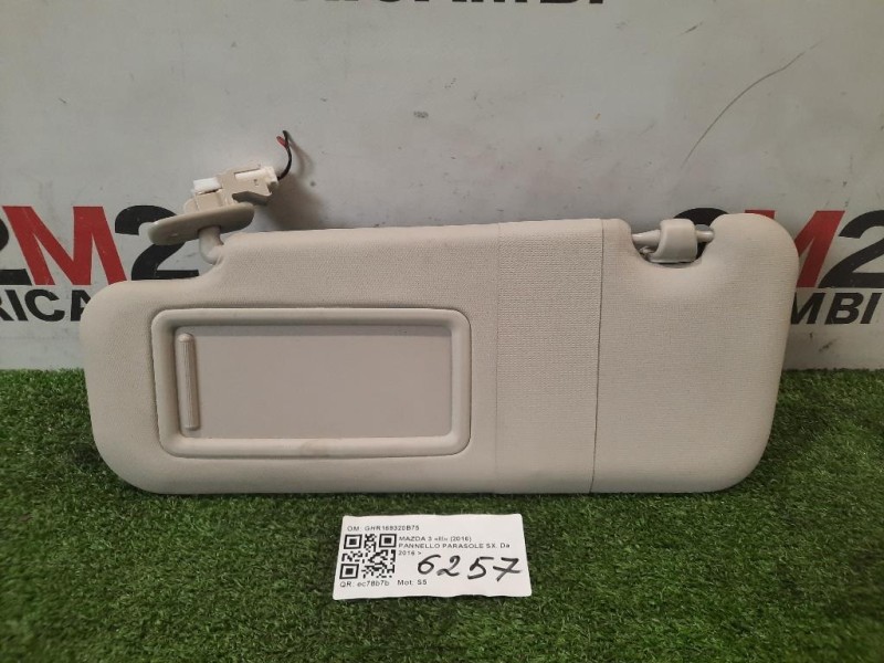 Pannello Parasole SX GHR169320B75 Mazda 3 III 2016