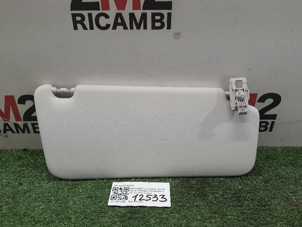 Pannello Parasole SX A2468100310 Mercedes Classe B W246 2012