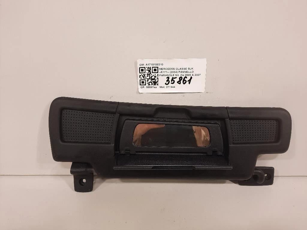 Pannello Parasole SX A1718100310 Mercedes Classe SLK R171 2004