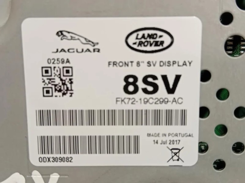 Display Multimediale FK72-19C299-AC Jaguar XE 2015