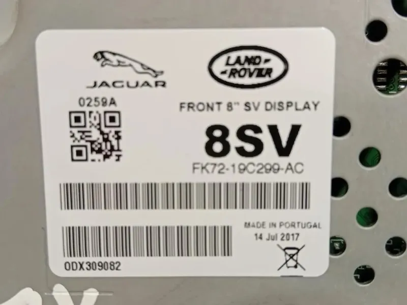 Display Multimediale FK72-19C299-AC Jaguar XE 2015