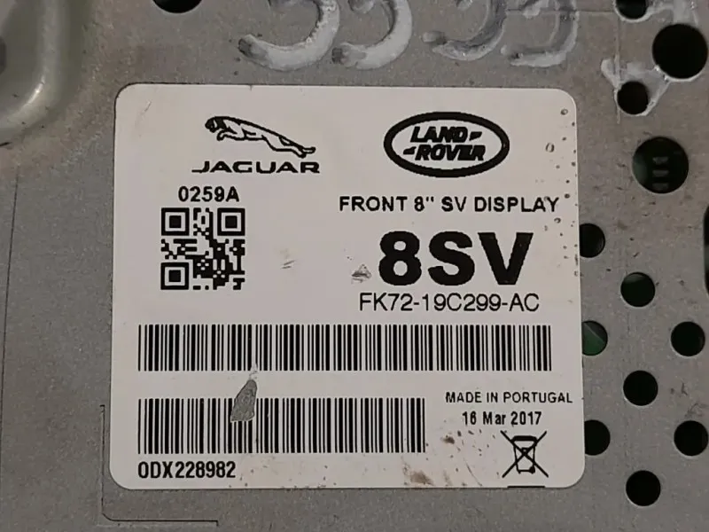 Display Multimediale FK72-19C299-AC Jaguar XE 2015