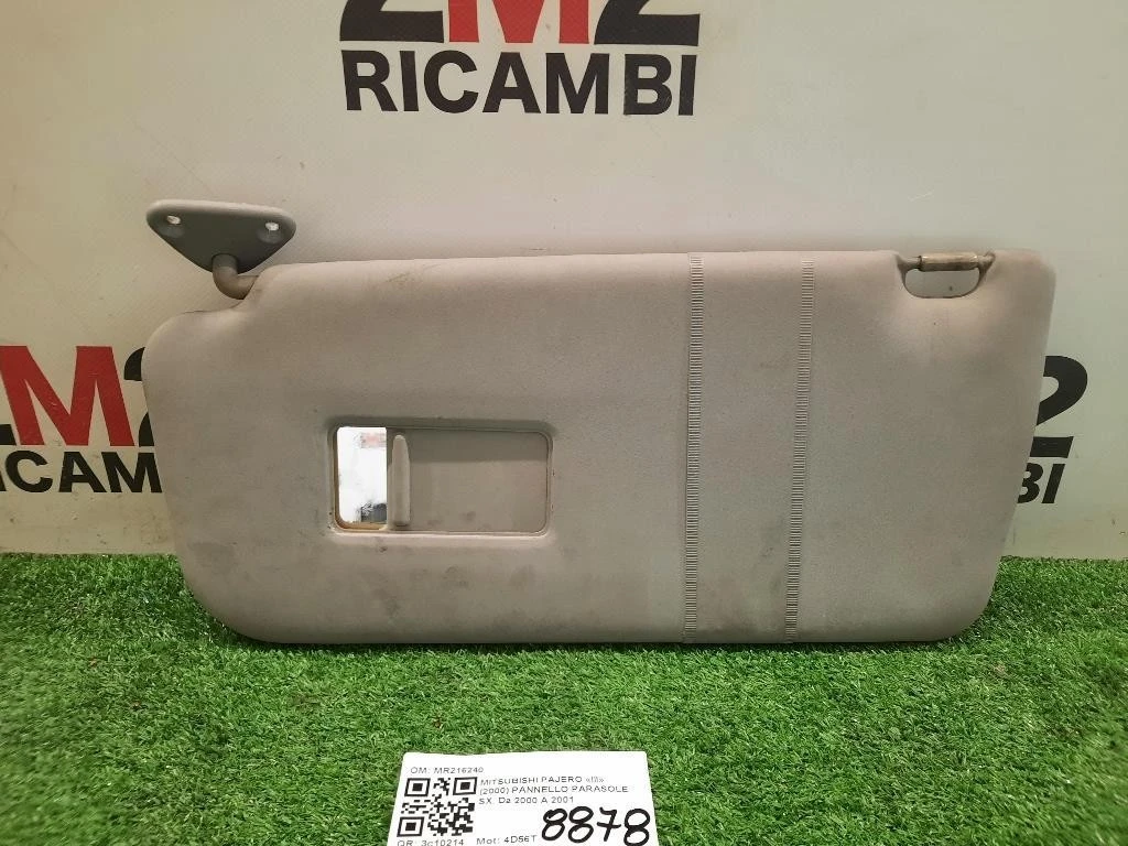 Pannello Parasole SX MR216240 Mitsubishi Pajero III 2000