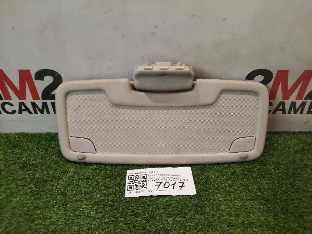 Pannello Parasole SX A4518100110C24A Smart Fortwo Cabrio 451 2007